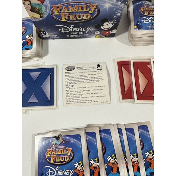Disney Edition Family Feud Game Box Complete Cardinal Ages 8+ Players 2+ Fun - Picture 5 of 12